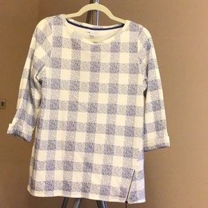 J.Jill Boatneck Side-zip Knit Top